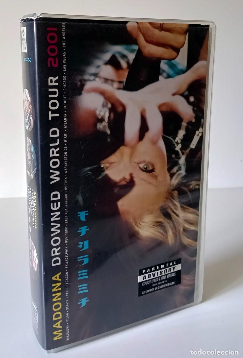 V&iacute;deos y DVD musicales: VIDEO VHS MADONNA - DROWNED WORLD TOUR 2001
