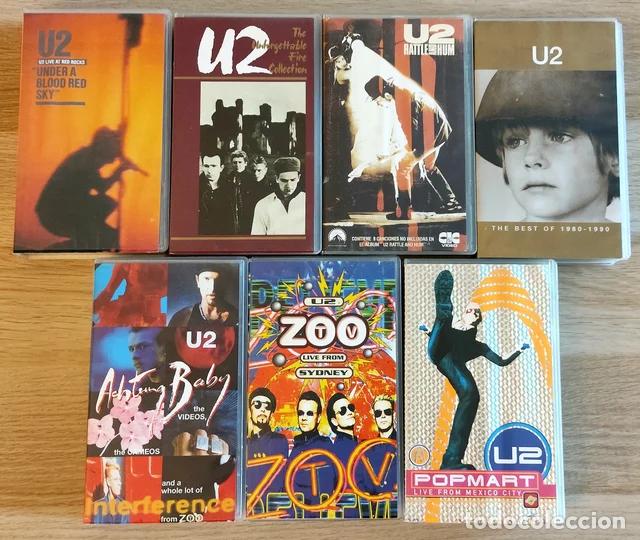 V&iacute;deos y DVD musicales: U2 / Colecci&oacute;n 7 VHS