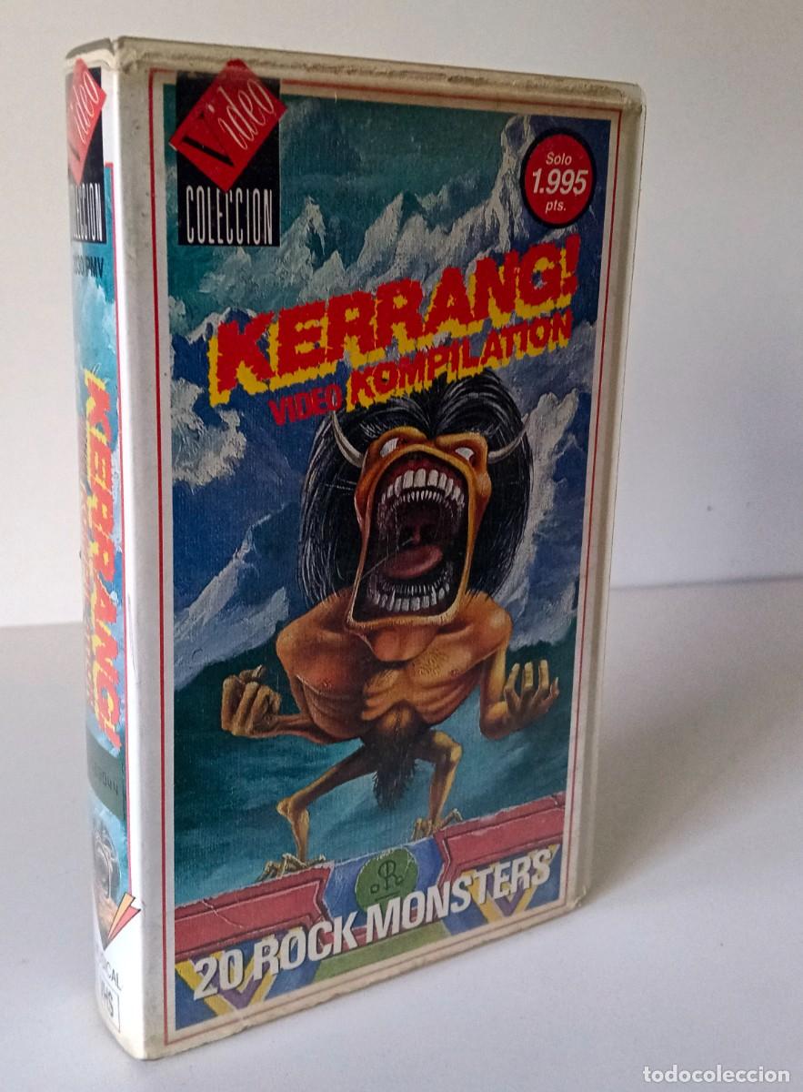 Music Videos and DVDs: VIDEO VHS KERRANG VIDEO KOMPILATION - 20 ROCK MONTERS (IRON MAIDEN, SCORPIONS , MOTORHEAD...)