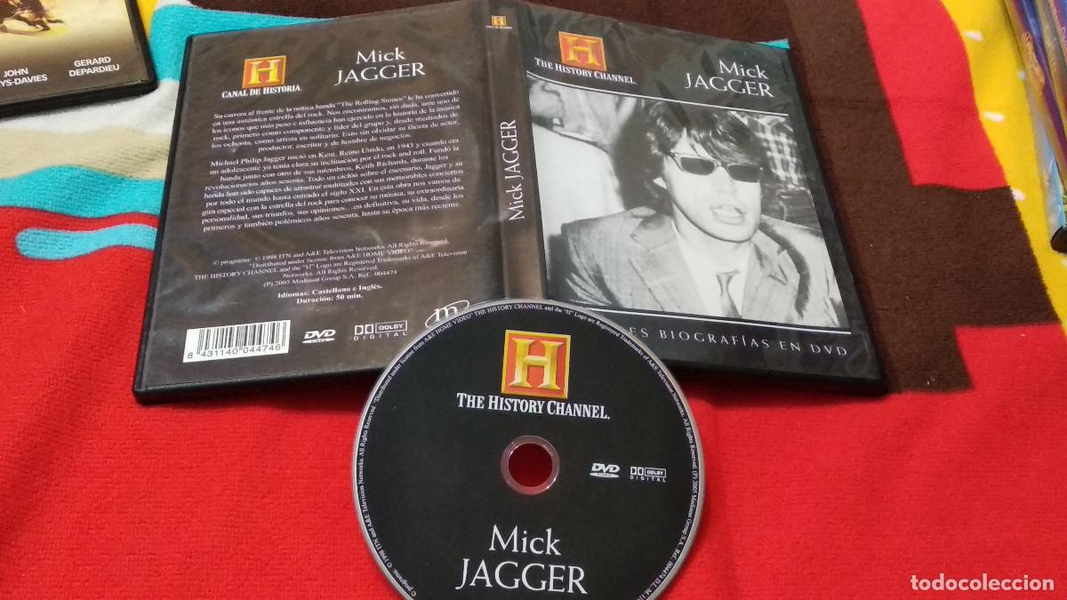 V&iacute;deos y DVD musicales: DVD MICK JAGGER / GRANDES BIOGRAFIAS DE HISTORY CHANNEL N&ordm; 17 / 1998 - 50 MINUTOS