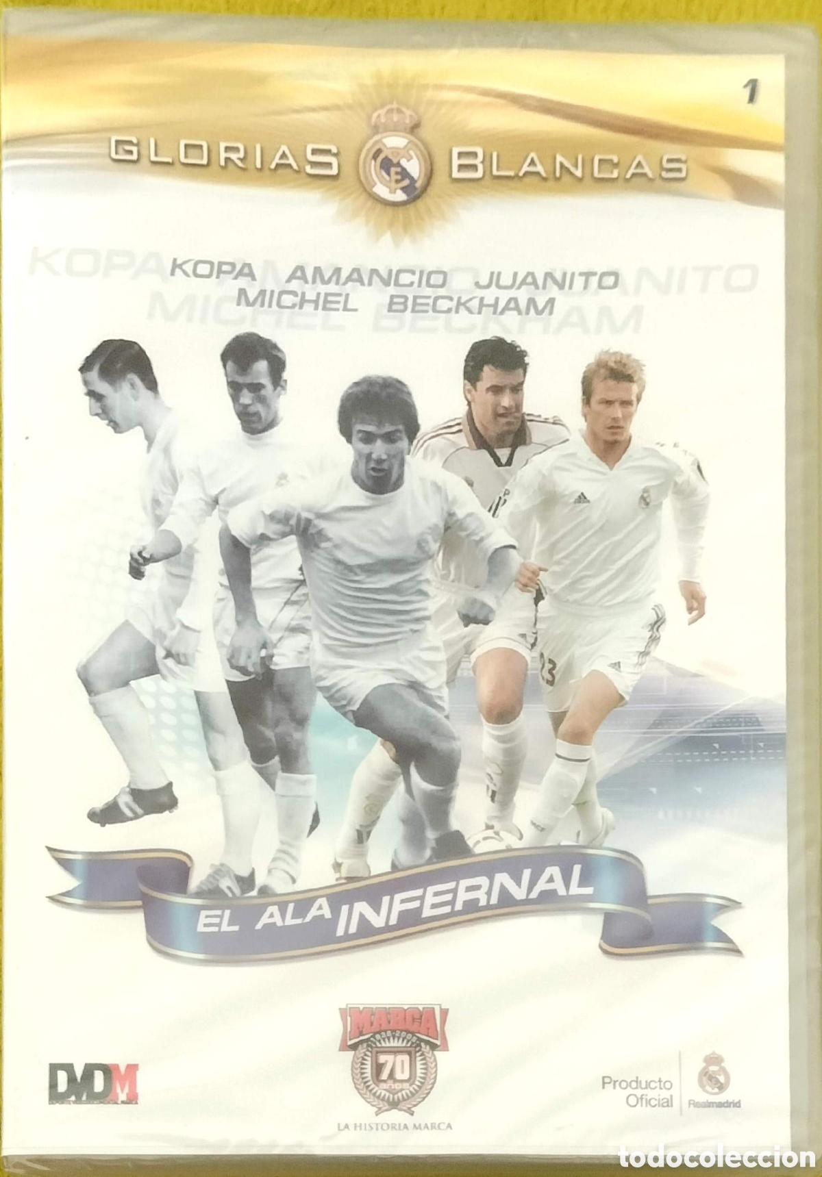 V&iacute;deos y DVD musicales: DVD Glorias Blancas. Kopa, Amancio, Juanito, Michel, Beckham