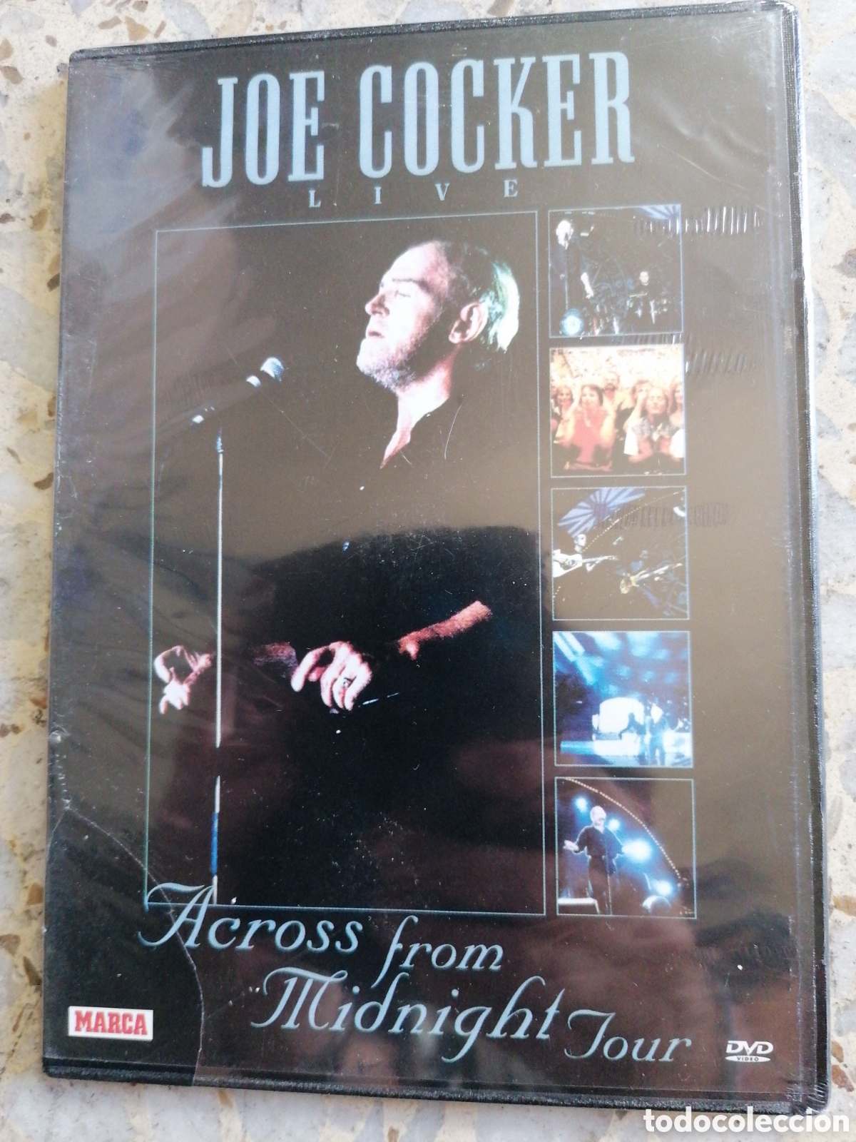 V&iacute;deos y DVD musicales: DVD JOE COCKER LIVE ACROSS FROM MIDNIGHT TOUR NUEVO Y PRECINTADO MARCA CAJA FINA SLIM