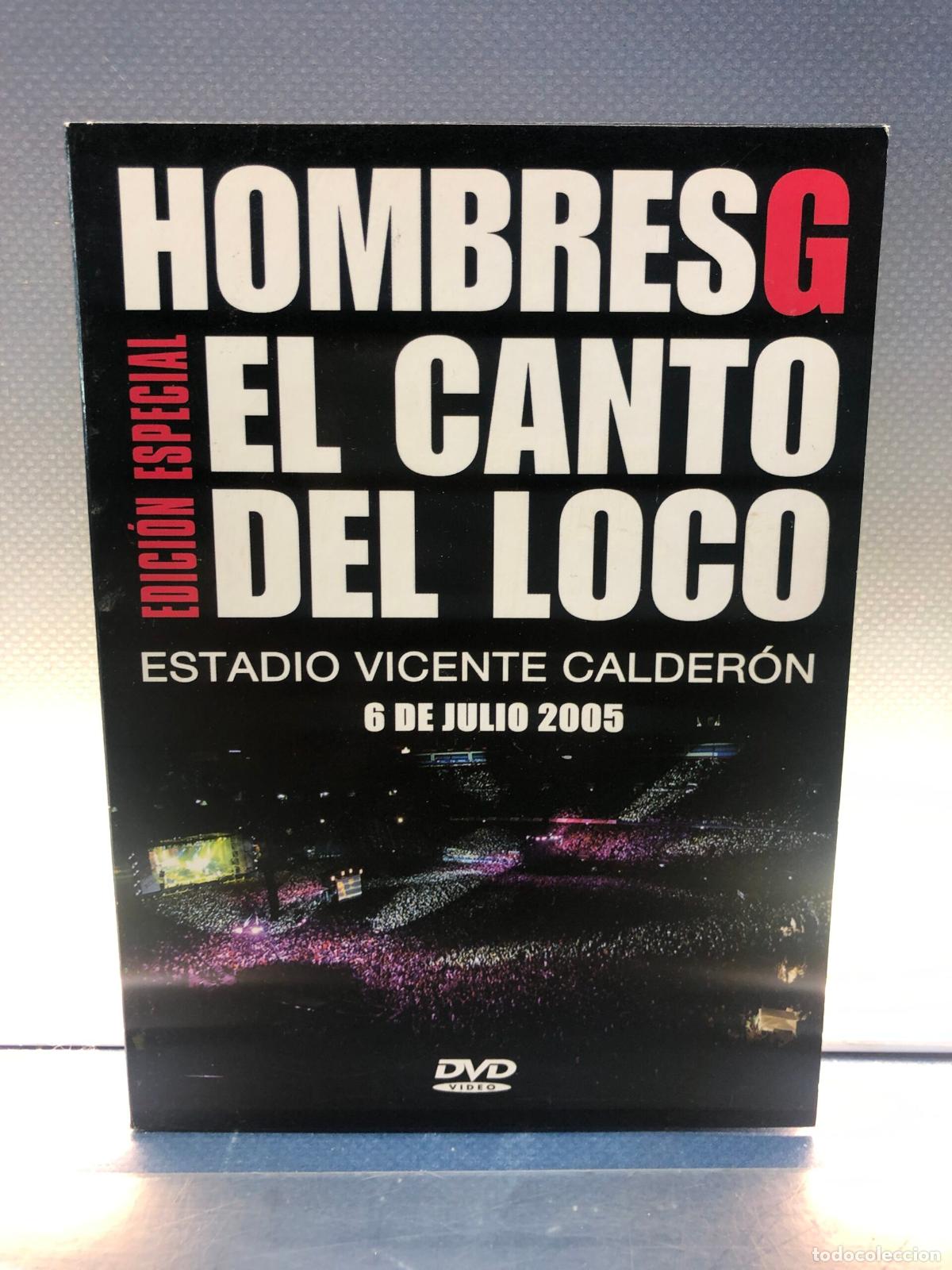 V&iacute;deos y DVD musicales: Dvd, Hombres G El Canto Del Loco, Estadio Vicente Calderon