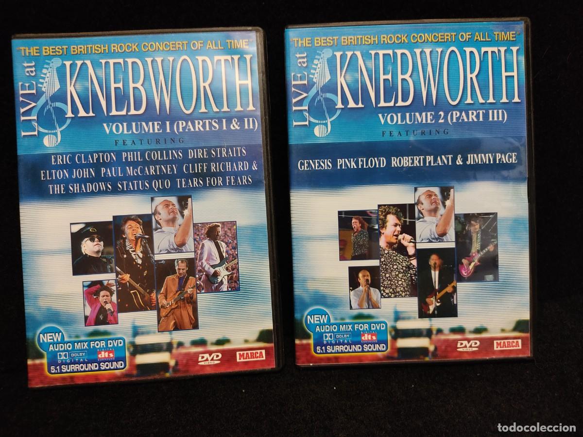 V&iacute;deos y DVD musicales: LIVE AT KNEBWORTH - VOL. 1 & 2 THE BEST BRITISH ROCK CONCERT ALL THE TIME