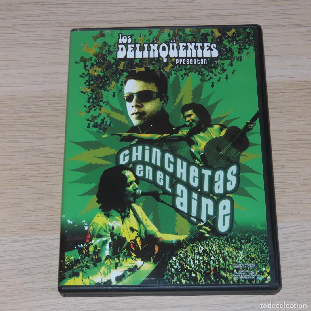 V&iacute;deos y DVD musicales: DVD Los Delinq&uuml;entes Chinchetas en el aire