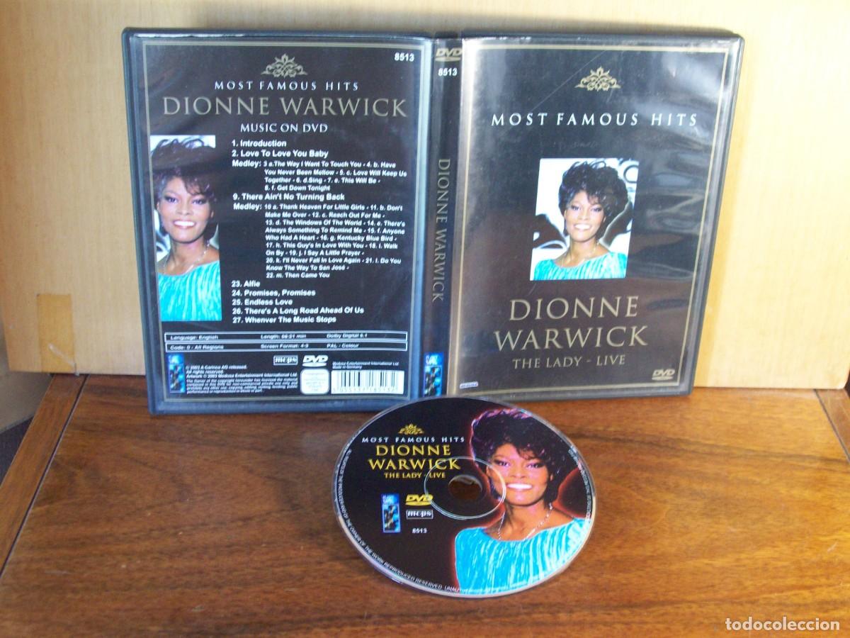 V&iacute;deos y DVD musicales: DIONE WARWICK - THE LADY - LIVE - MOST FAMOUS HITS - DVD VIDEO MUSICAL
