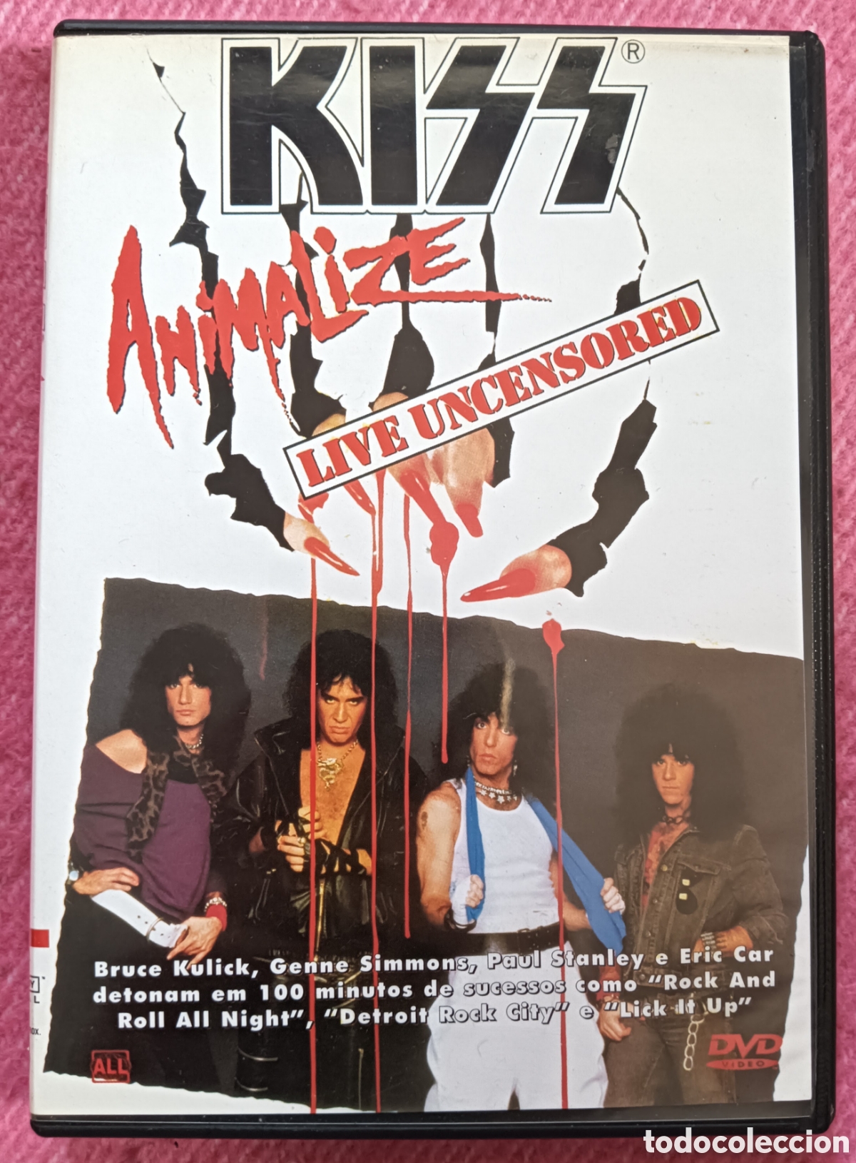 V&iacute;deos y DVD musicales: DVD KISS - Animalize - LIVE UNCENSORED - BRAZIL Pressing (NM/VG+)