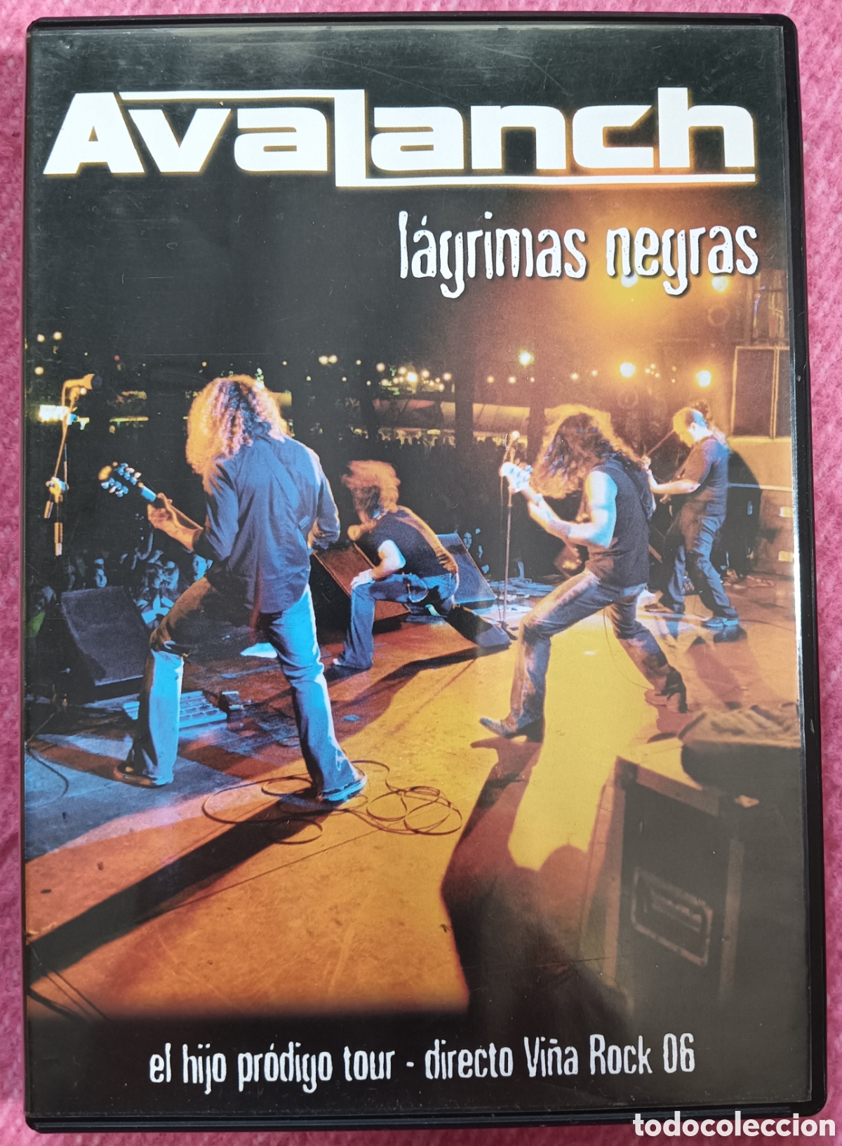 V&iacute;deos y DVD musicales: DVD AVALANCH - Lagrimas Negras - EL HIJO PRODIGO TOUR - Directo Vi&ntilde;a Rock 06 (NM/VG+)