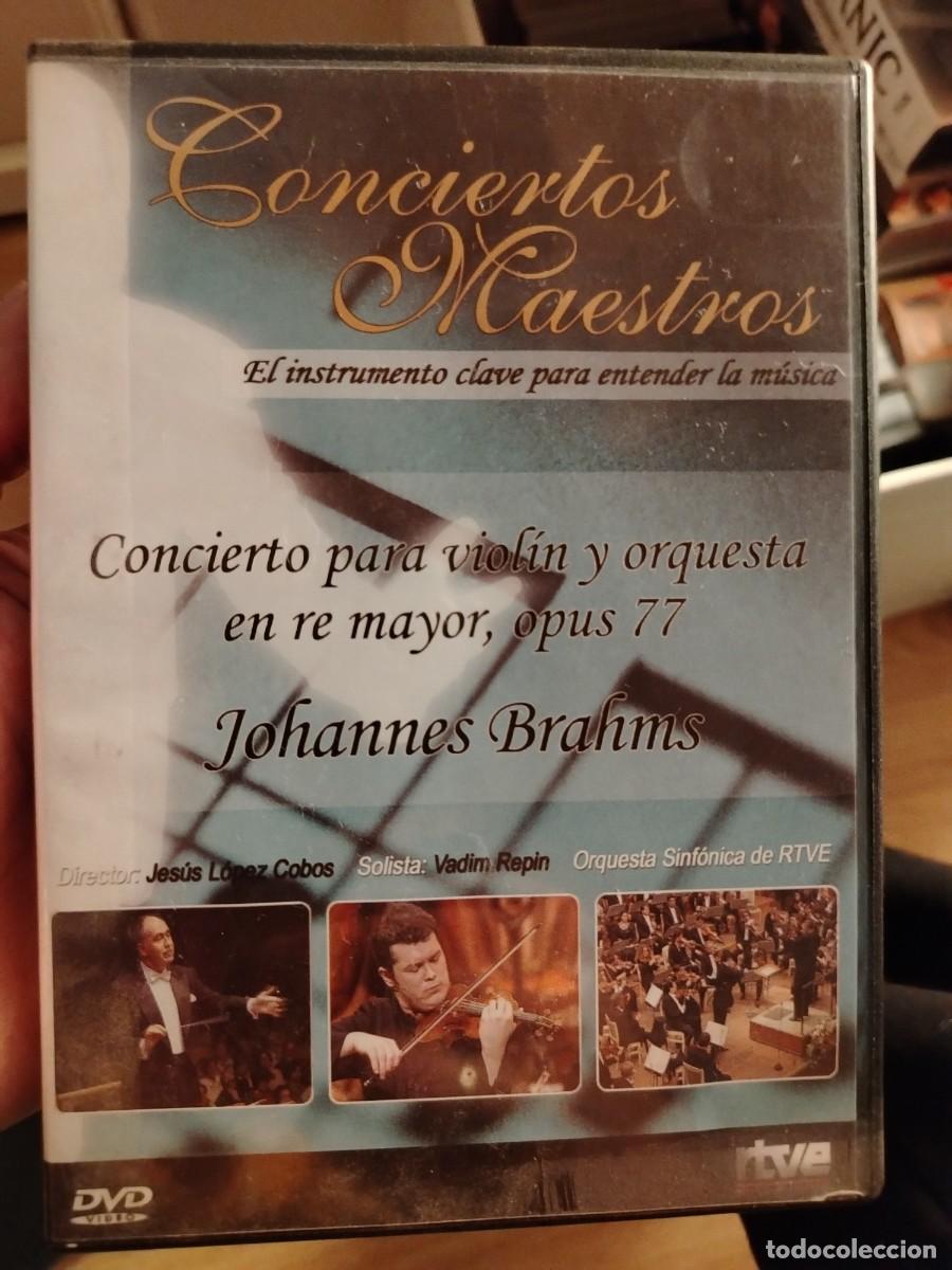 V&iacute;deos y DVD musicales: JOHANNES BRAHMS - Concierto para viol&iacute;n y orquesta. Dir. L&oacute;pez Cobos. Orquesta Sinf&oacute;nica RTVE