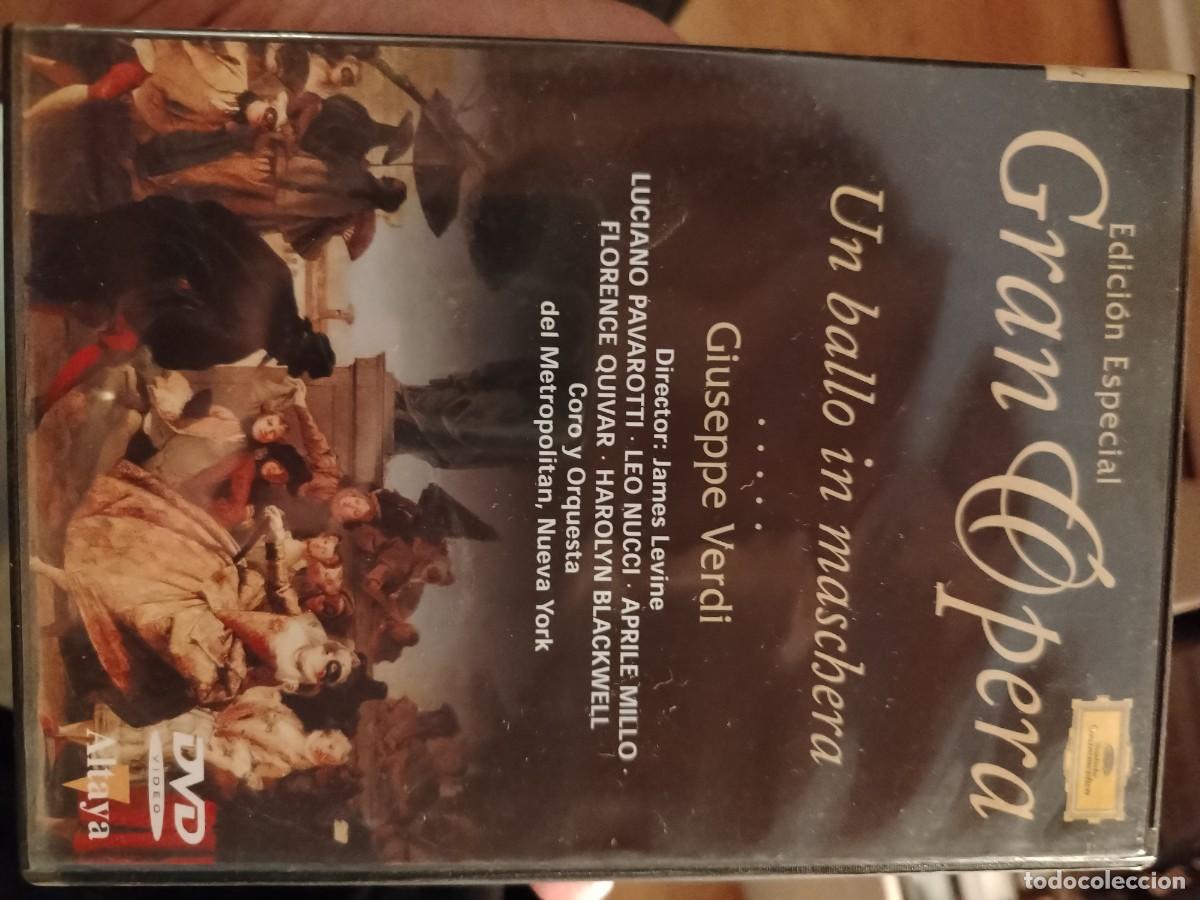 V&iacute;deos y DVD musicales: GIUSEPPE VERDI - Un Ballo in Saschera - Dir. James Levine (PAVAROTTI...)