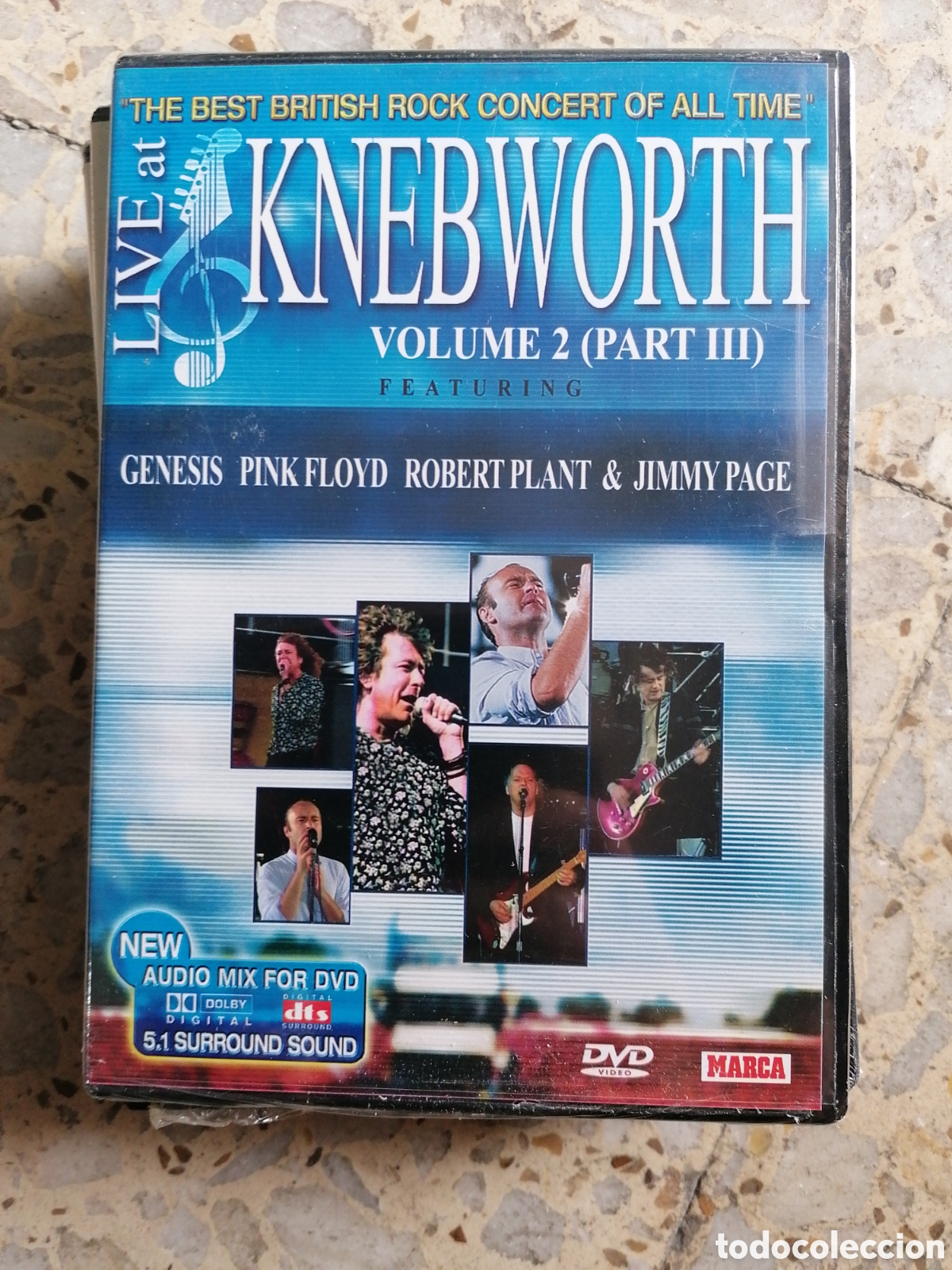 V&iacute;deos y DVD musicales: DVD LIVE AT KNEBWORTH VOLUMEN 2 PART III GENESIS PINK FLOYD NUEVO Y PRECINTADO CAJA FINA SLIM