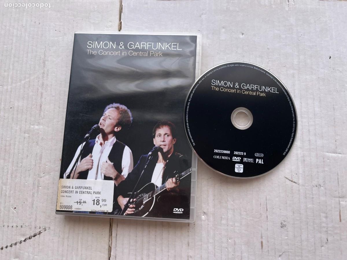 V&iacute;deos y DVD musicales: SIMON AND GARFUNKEL THE CONCERT IN CENTRAL PARK - DVD MUSICAL KREATEN