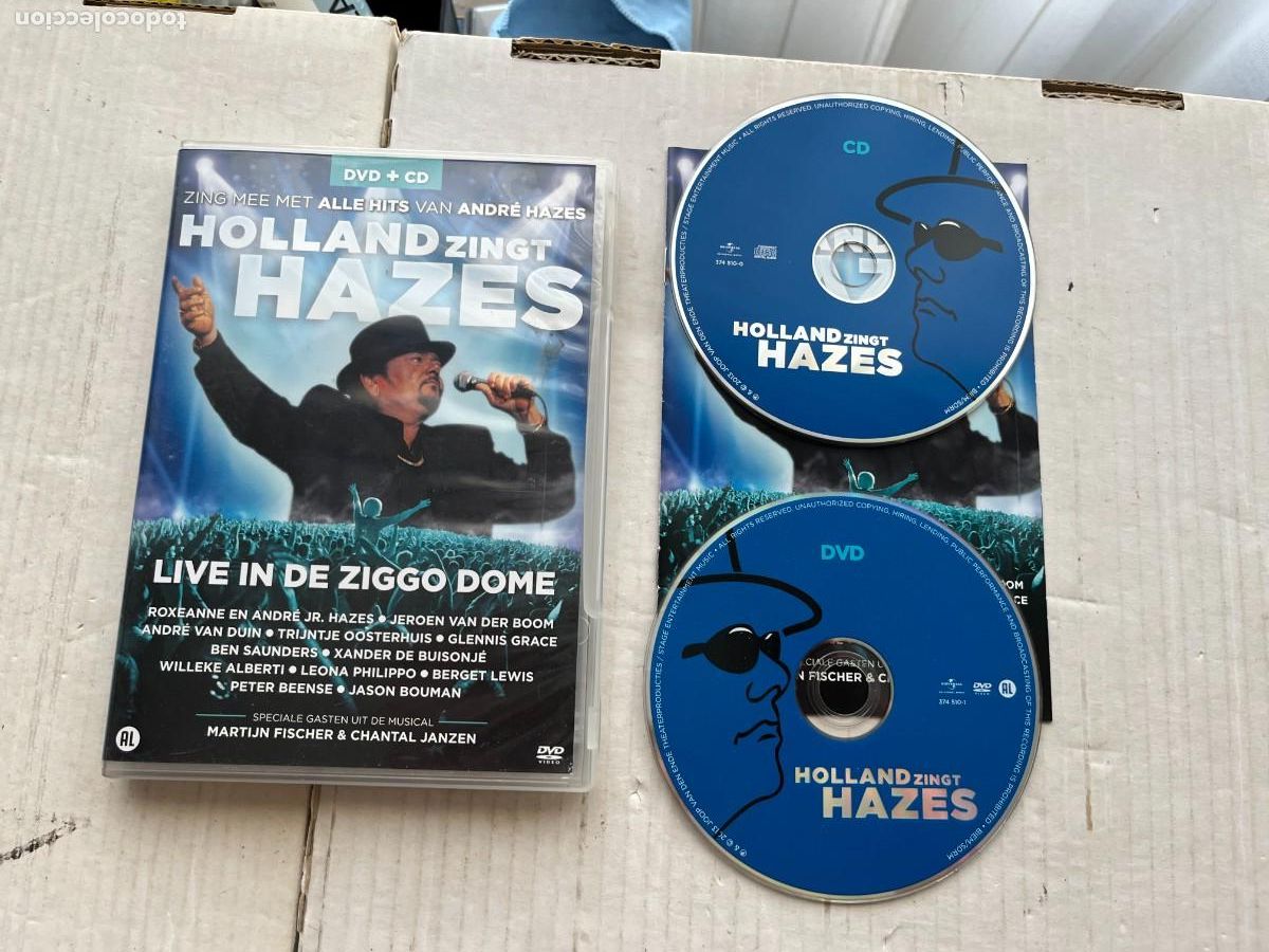V&iacute;deos y DVD musicales: HOLLAND ZINGT HAZES - LIVE IN THE ZIGGO DOME - DVD MUSICAL KREATEN