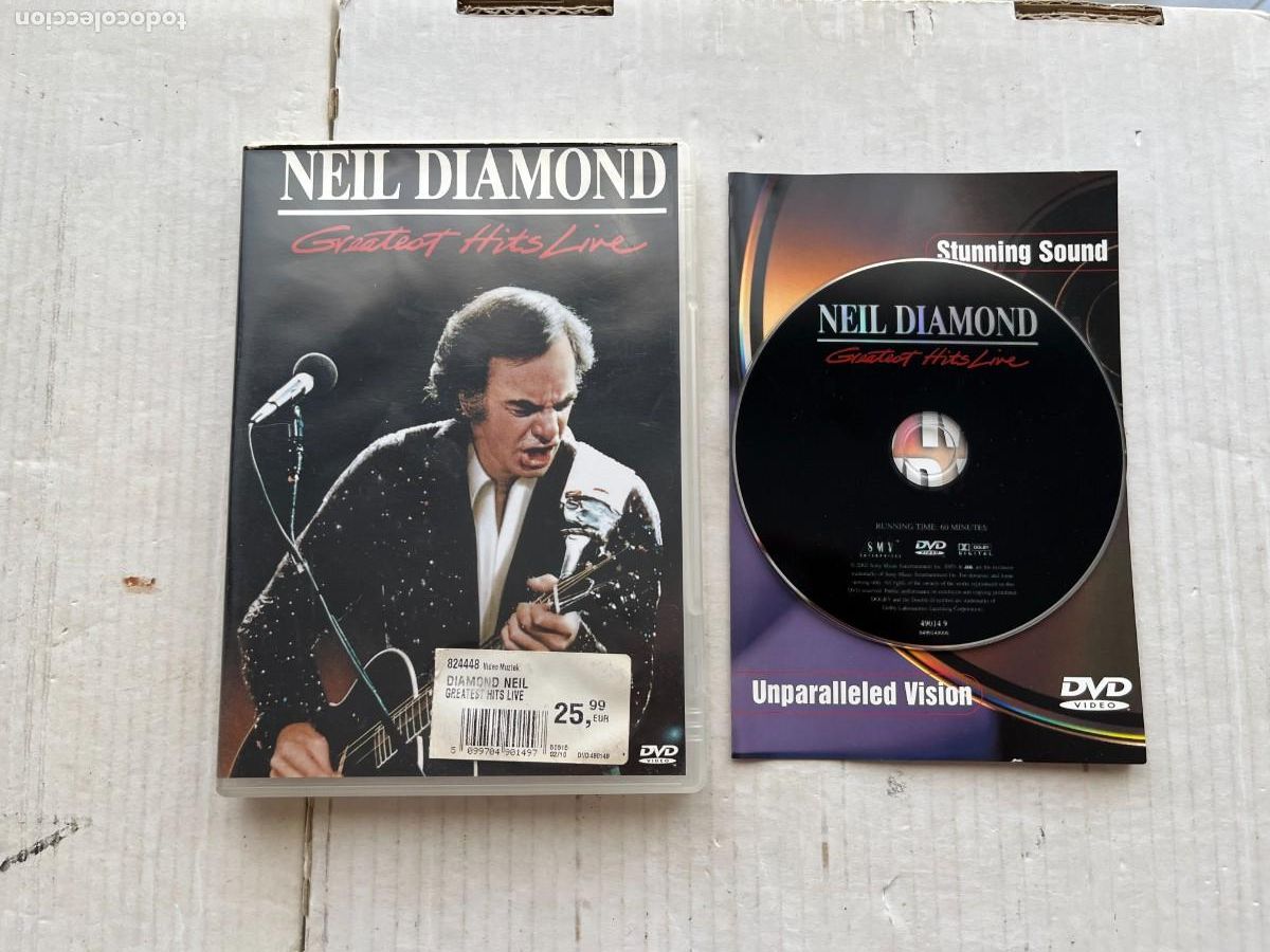 Musikvideos und DVDs: NEIL DIAMOND GREATEST HITS LIVE - DVD MUSICAL KREATEN