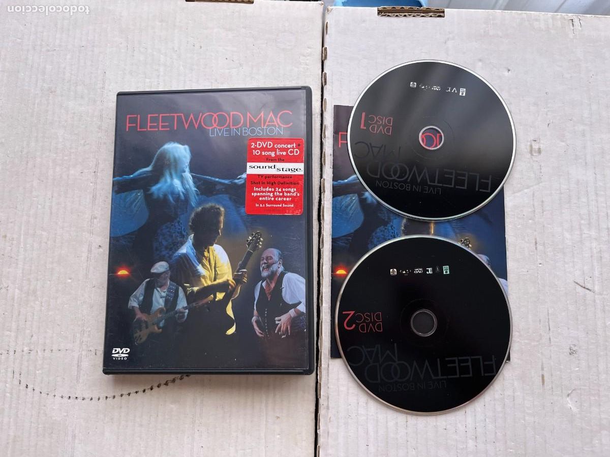 Musikvideos und DVDs: FLEETWOOD MAC LIVE IN BOSTON - DVD MUSICAL KREATEN