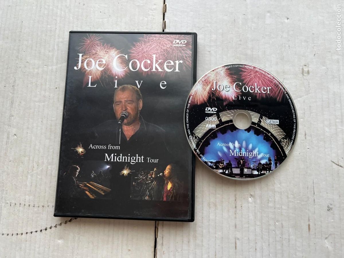 Musikvideos und DVDs: JOE COCKER LIVE ACROSS FROM MIDNIGHT FOUR - DVD MUSICAL KREATEN