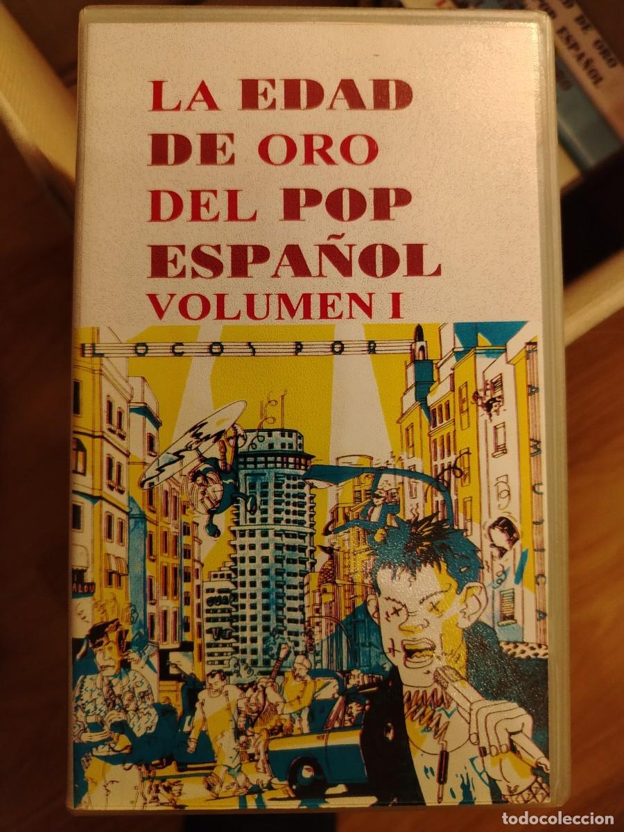 V&iacute;deos y DVD musicales: LA EDAD DE ORO DE POP ESPA&Ntilde;OL VOL.1 VV.AA - VHS CASERA