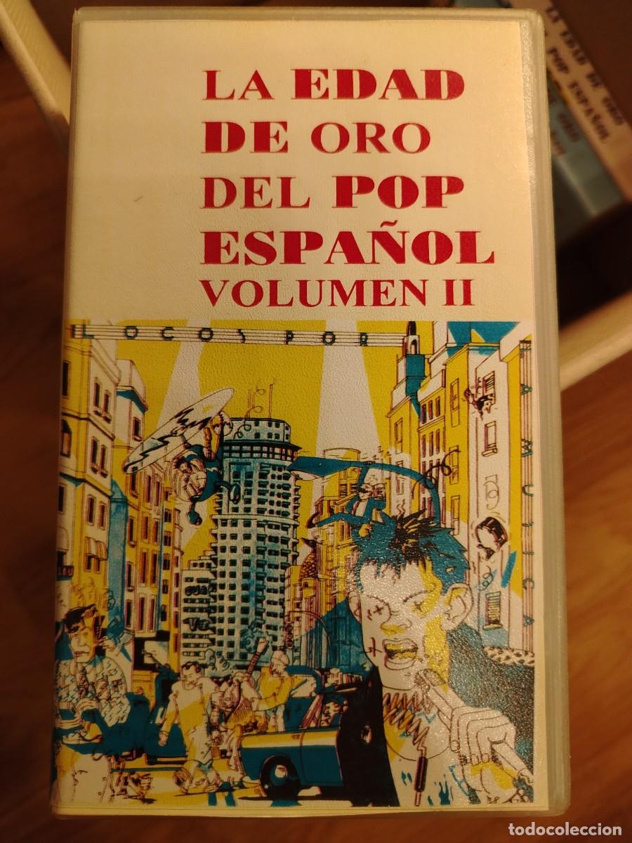 V&iacute;deos y DVD musicales: LA EDAD DE ORO DE POP ESPA&Ntilde;OL VOL.2 VVAA - VHS CASERA