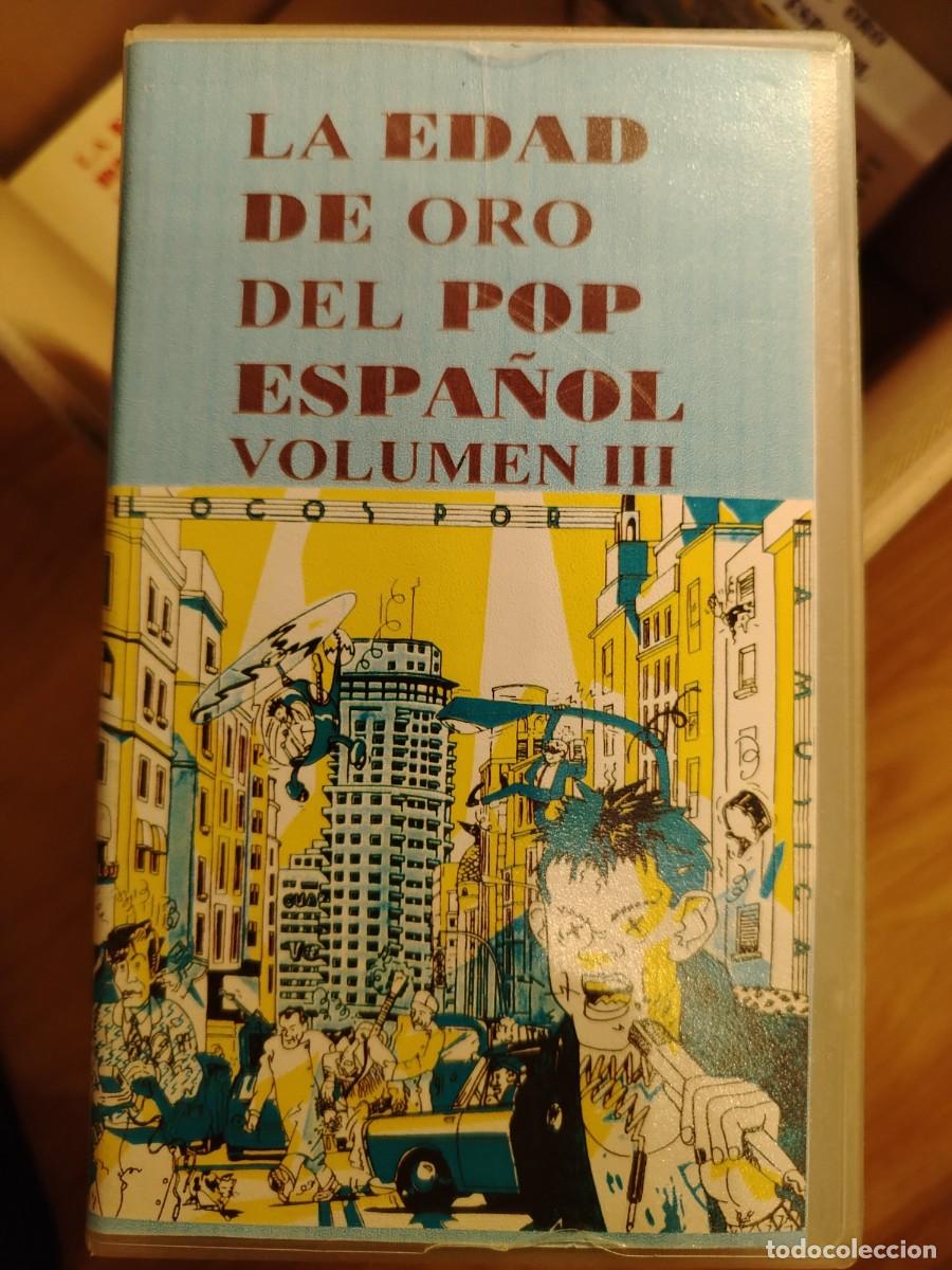 V&iacute;deos y DVD musicales: LA EDAD DE ORO DE POP ESPA&Ntilde;OL VOL.3 VVAA - VHS CASERA