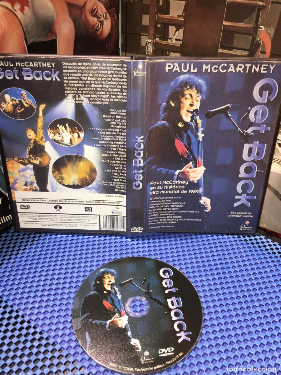 V&iacute;deos y DVD musicales: Dvd Paul Mc Cartney - Get Back