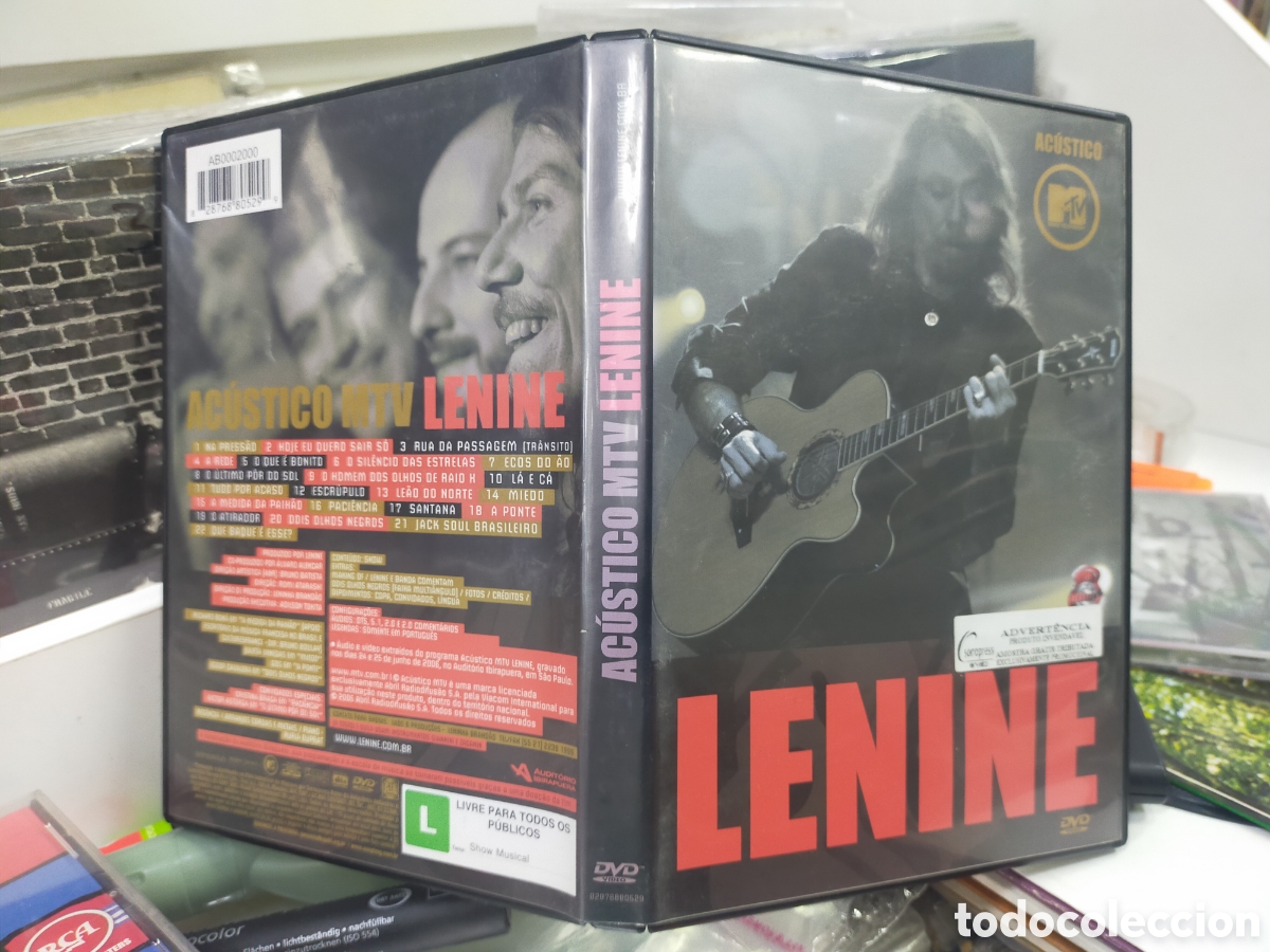 V&iacute;deos y DVD musicales: Ac&uacute;stico mtv lenine dvd brasil 2006