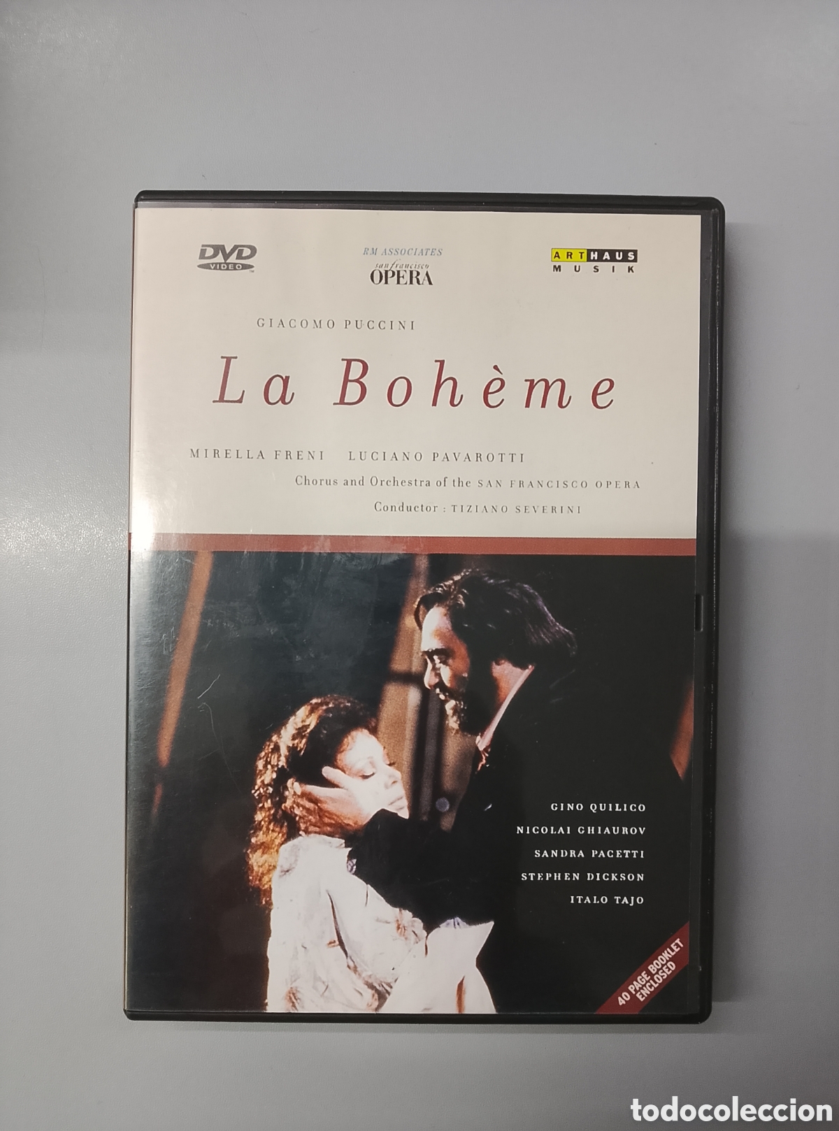 V&iacute;deos y DVD musicales: DVD OPERA LA BOHEME (Pavarotti)