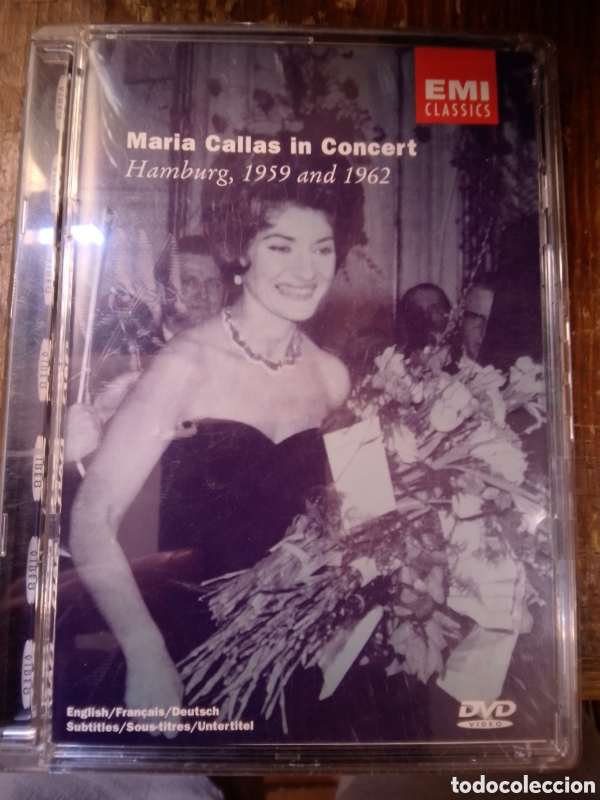 V&iacute;deos y DVD musicales: MARIA CALLAS IN CONCERT. HAMBURGO 1959 Y 1962. EMI CLASSICS. 1999