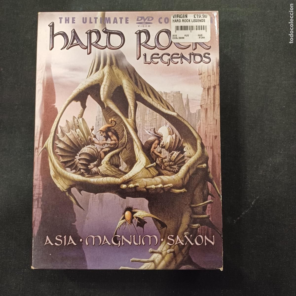 V&iacute;deos y DVD musicales: HARD ROCK LEGENDS/ASIA-MAGNUM-SAXON/DVD 3 DISCOS.