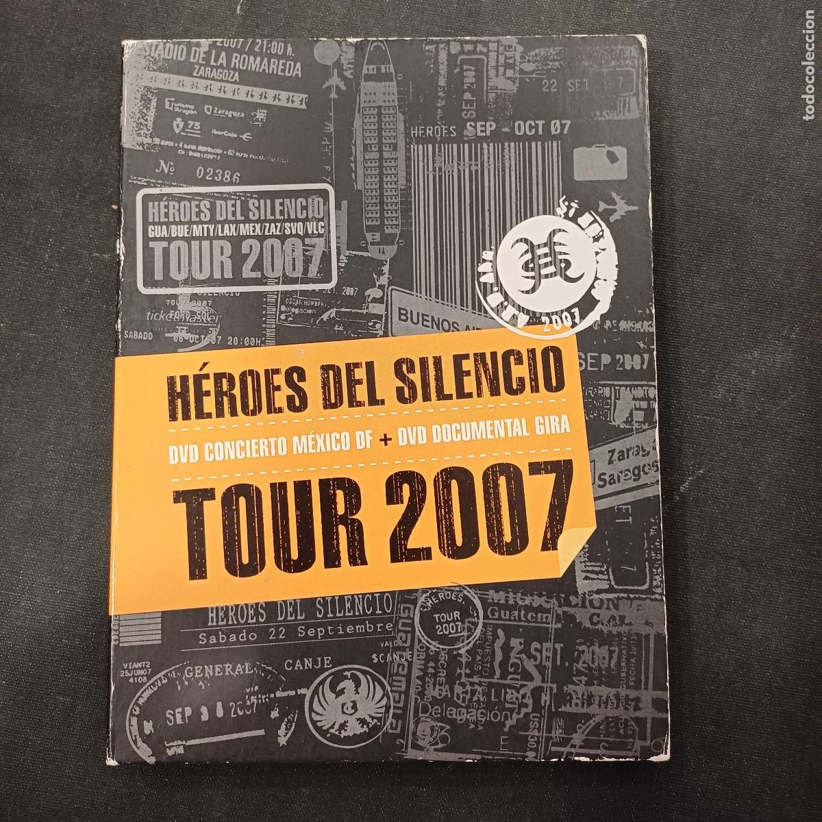 V&iacute;deos y DVD musicales: HEROES DEL SILENCIO/TOUR 2007 MEXICO/DVD 2 DISCOS.