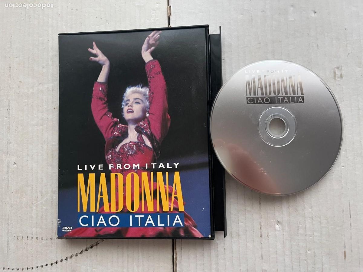 V&iacute;deos y DVD musicales: MADONNA CIAO ITALIA MADONA LIVE FROM ITALY - DVD MUSICAL KREATEN