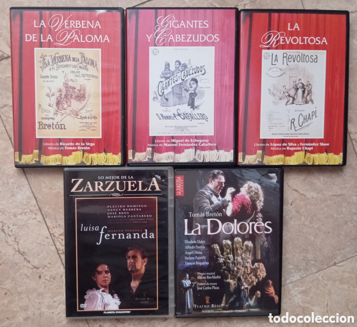 Music Videos and DVDs: LOTE DVD ZARZUELAS LA DOLORES 2 DVD