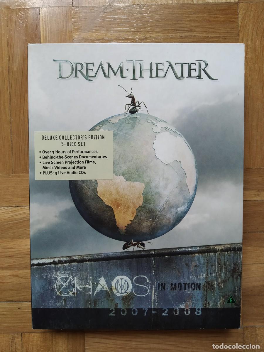 Video e DVD Musicali: 2 DVD + 3 CD DREAM THEATER CHAOS IN MOTION 2007 2008 DELUXE COLLECTOR`S EDITION 5 DISC SET VER FOTOS