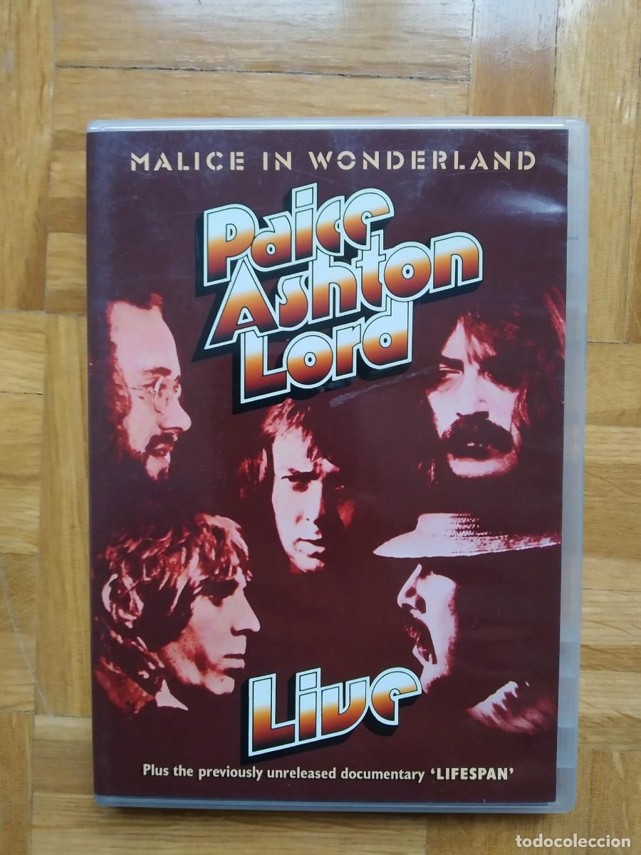 V&iacute;deos e DVD Musicais: DVD PAICE ASHTON LORD MALICE IN WONDERLAND LIVE PLUS THE PREVIOUSLY UNRELEASED DOCUMENTARY LIFESPAN