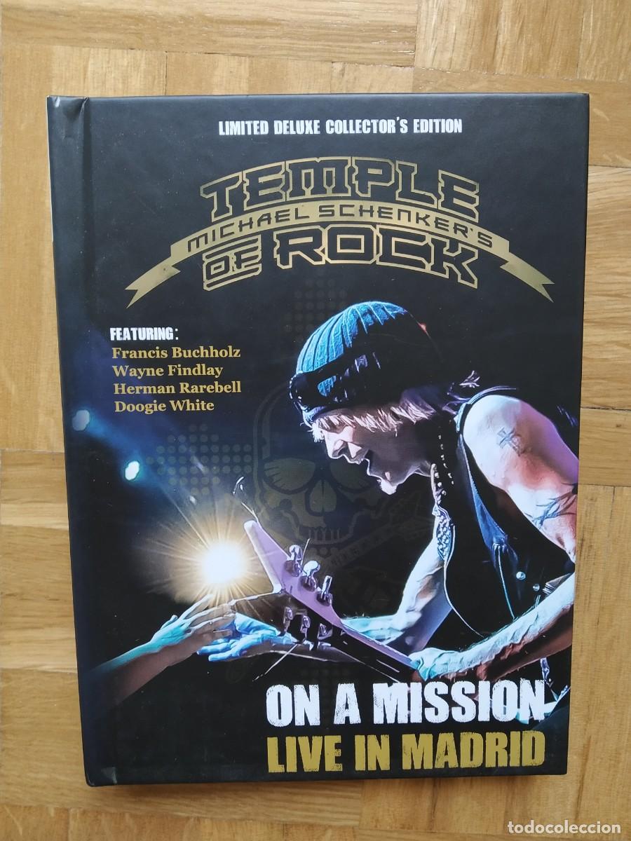 Video e DVD Musicali: 2 CD + 2 BLURAY MICHAEL SCHENKER TEMPLE OF ROCK LIMITED DELUXE COLLECTOR`S EDITION LIVE IN MADRID