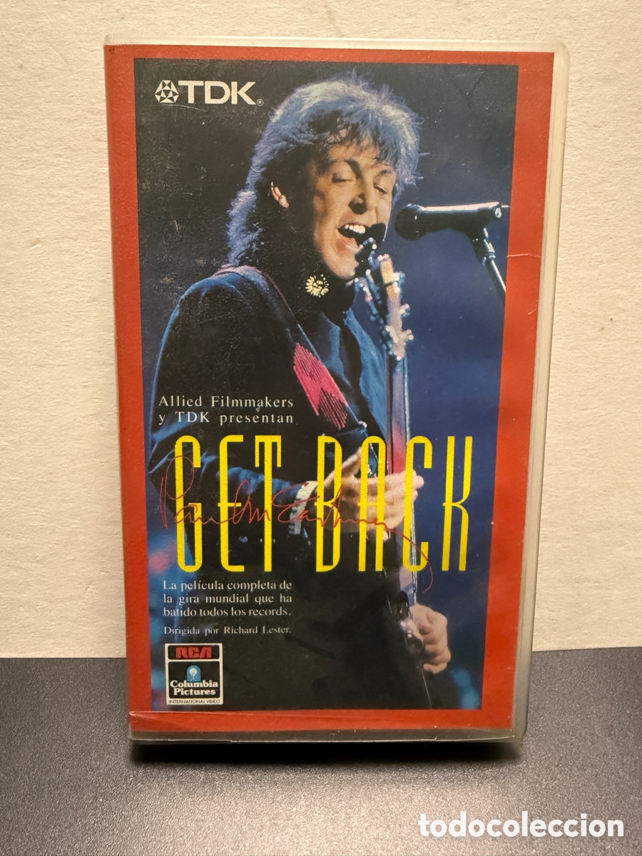 V&iacute;deos y DVD musicales: Paul McCartney - Get Back (VHS)