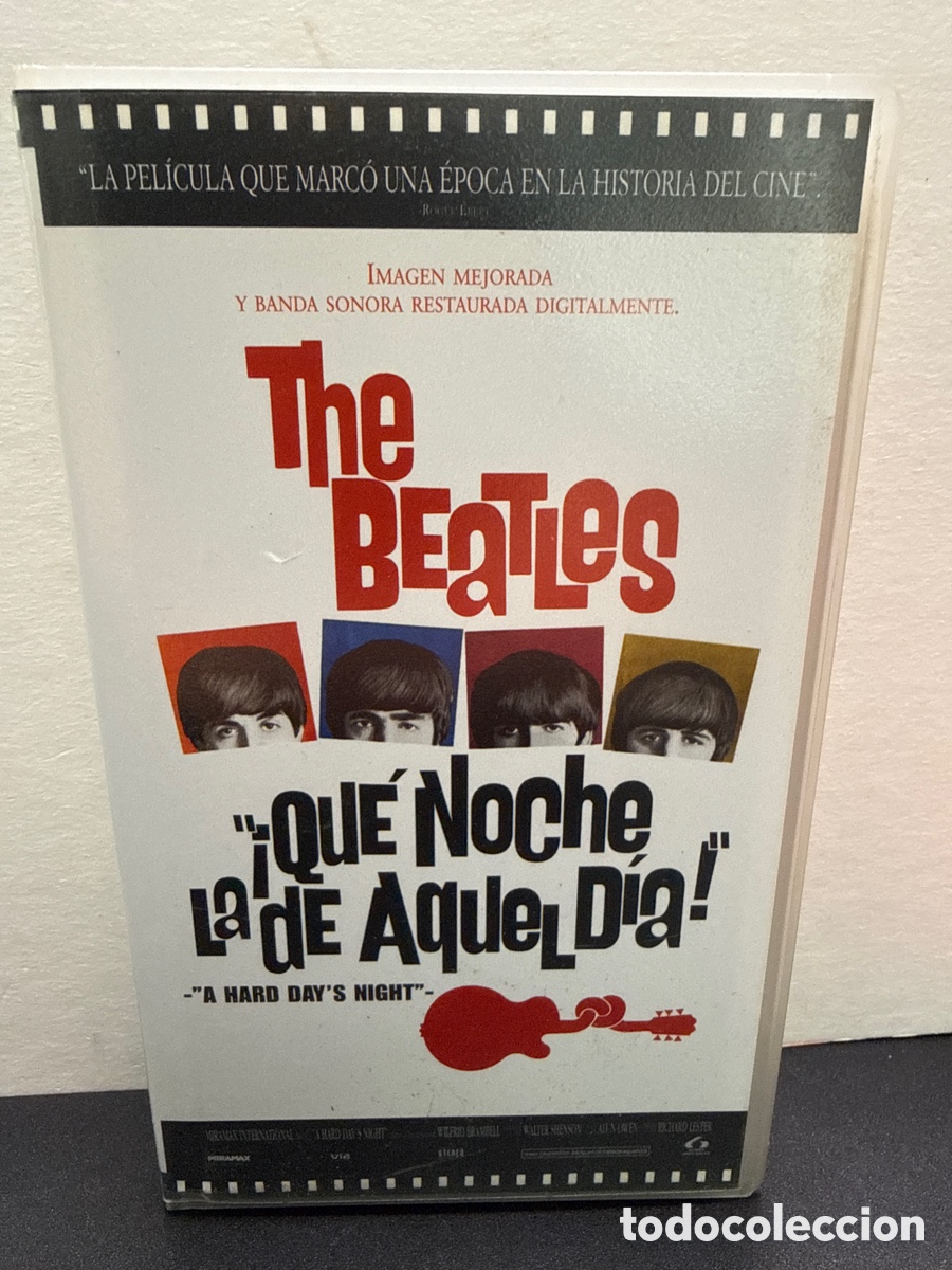 Vid&eacute;os y DVD Musicaux: The Beatles - &iexcl;Qu&eacute; Noche La De Aquel D&iacute;a! - A Hard Day's Night (VHS)