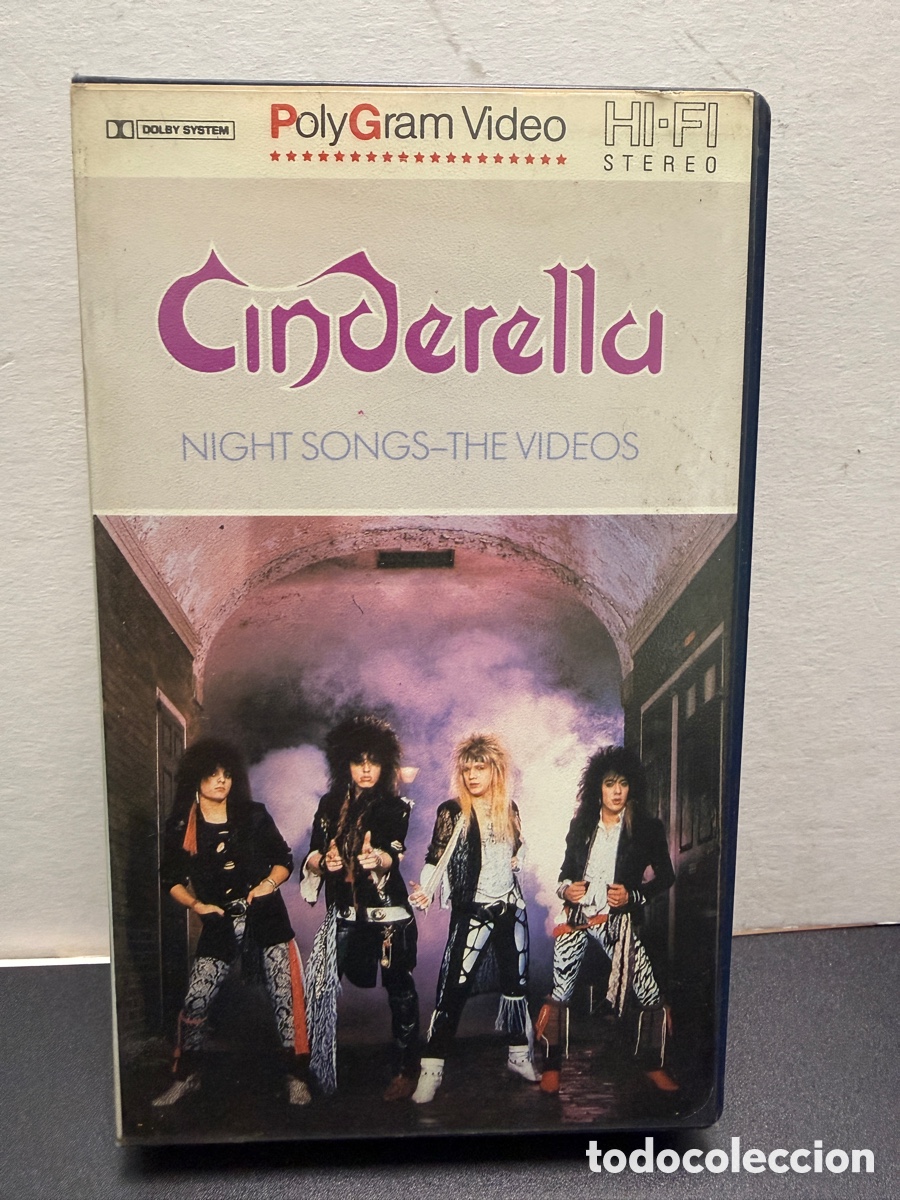 V&iacute;deos y DVD musicales: Cinderella - Night Songs - The Videos (VHS)