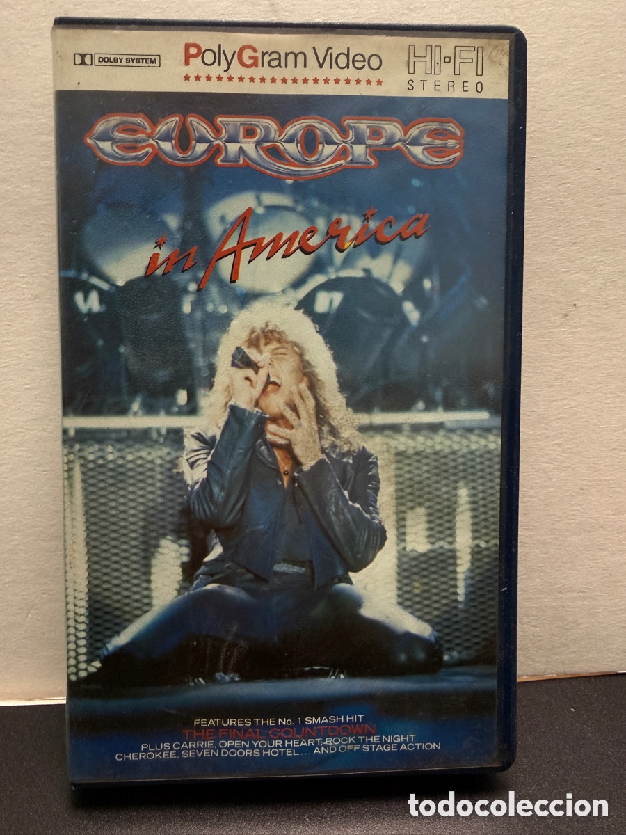 V&iacute;deos y DVD musicales: Europe - In America (VHS)