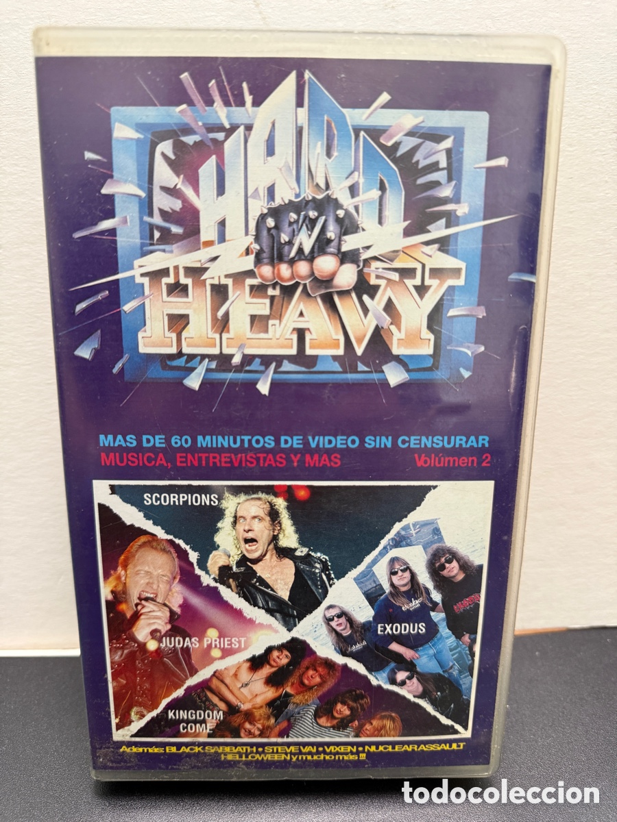 V&iacute;deos y DVD musicales: Varios - Hard And Heavy, Vol. 2 (VHS)