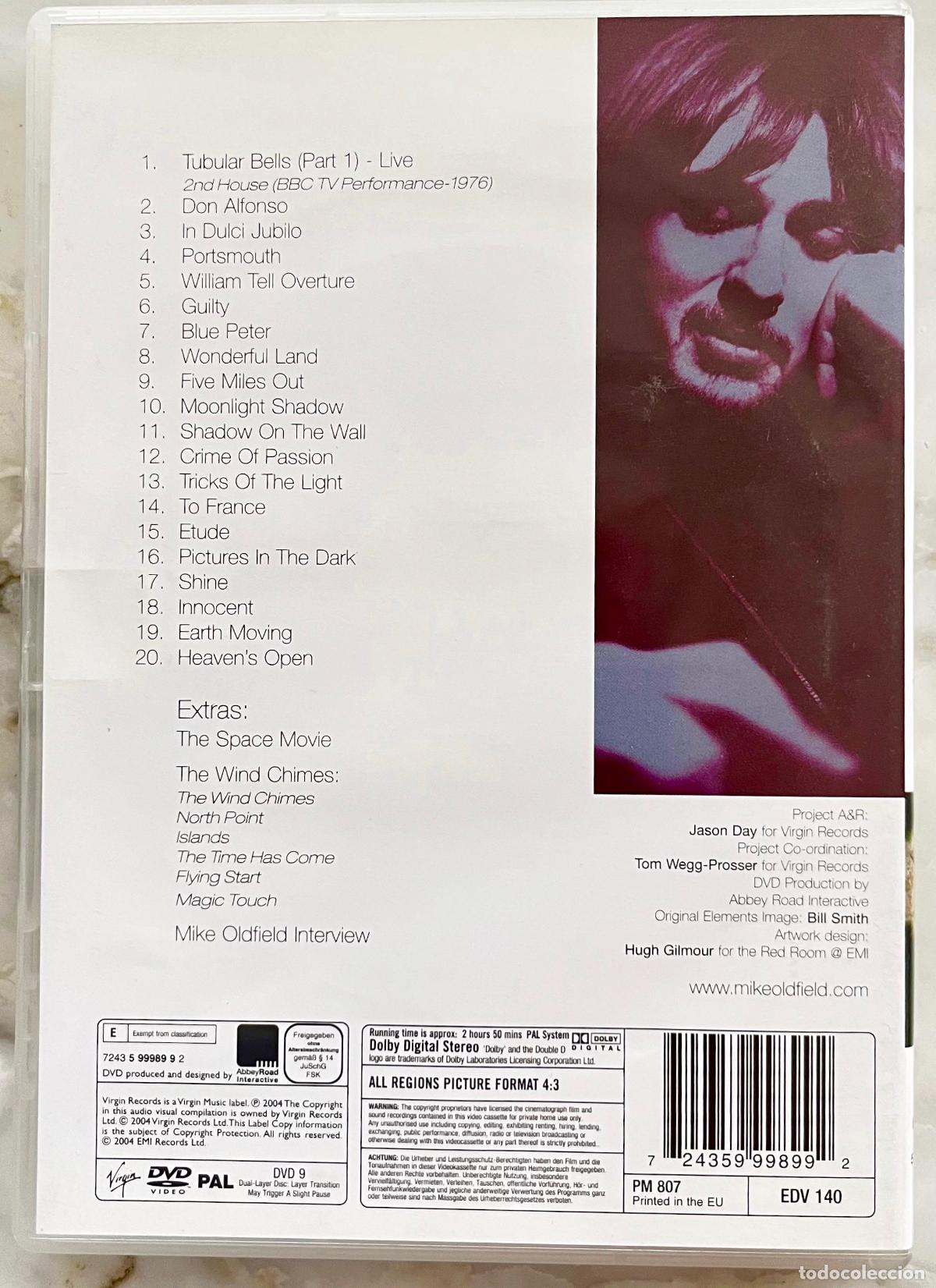 V&iacute;deos y DVD musicales: MIKE OLDFIELD. ELEMENTS. THE BEST. DVD CON EXTRAS 2004 - Foto 2