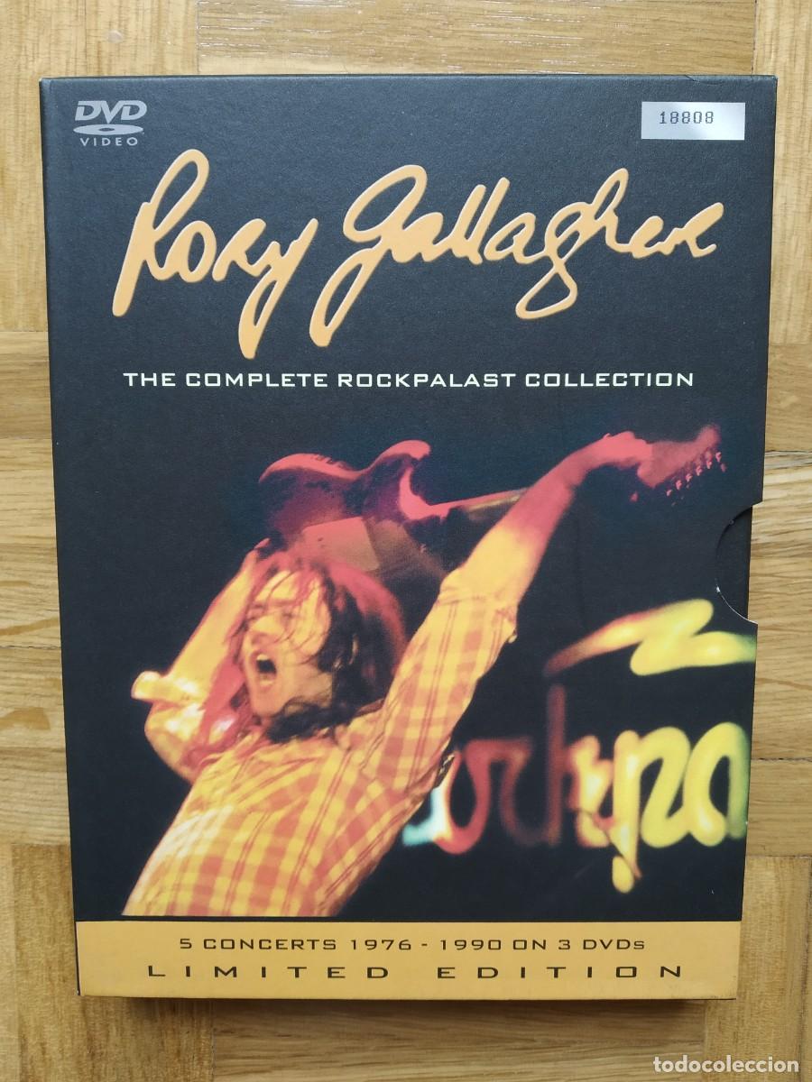 V&iacute;deos e DVD Musicais: 3 DVD RORY GALLAGHER THE COMPLETE ROCKPALAST COLLECTION 5 CONCERTS 1976 - 1990 LIMITED EDITION
