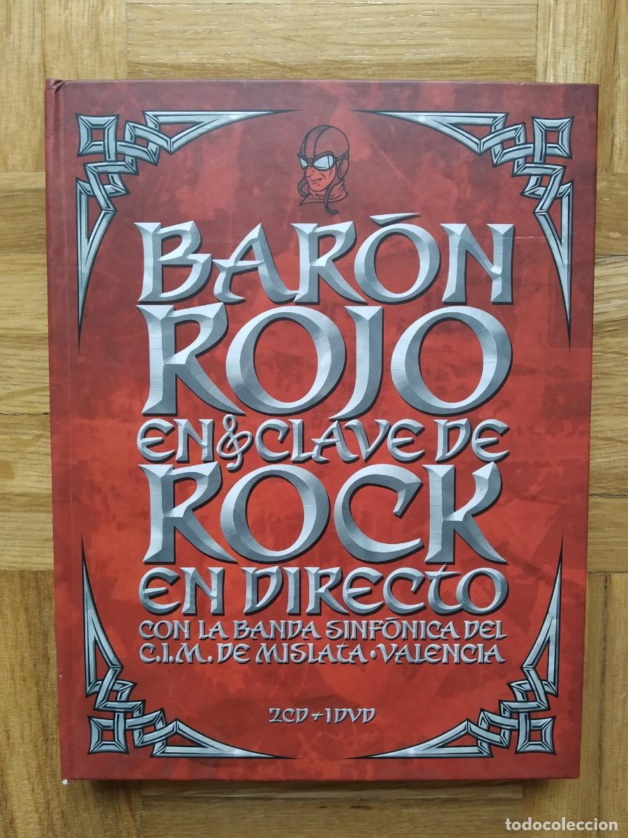 V&iacute;deos e DVD Musicais: 2 CD + DVD BARON ROJO EN CLAVE DE ROCK EN DIRECTO CON LA BANDA SINFONICA DEL CIM DE MISLATA VALENCIA
