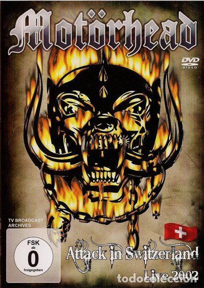 Vid&eacute;os y DVD Musicaux: Mot&ouml;rhead &ndash; Attack In Switzerland - Live 2002 (DVD, Blueline 5039D)