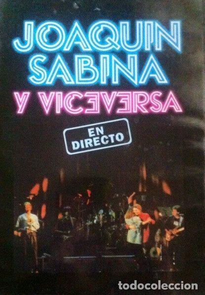 V&iacute;deos y DVD musicales: Joaqu&iacute;n Sabina Y Viceversa &ndash; En Directo (DVD, Ariola 82876548129)