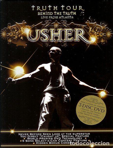 V&iacute;deos y DVD musicales: Usher &ndash; Truth Tour Behind The Truth Live From Atlanta (DVD, Sony BMG Music Entertainment 82876...