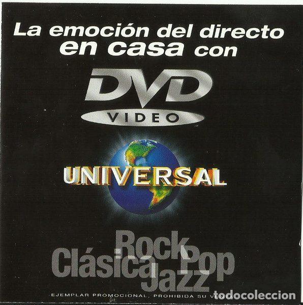 V&iacute;deos y DVD musicales: Various &ndash; La Emocion Del Directo En Casa Con DVD Video (DVD, Universal none)