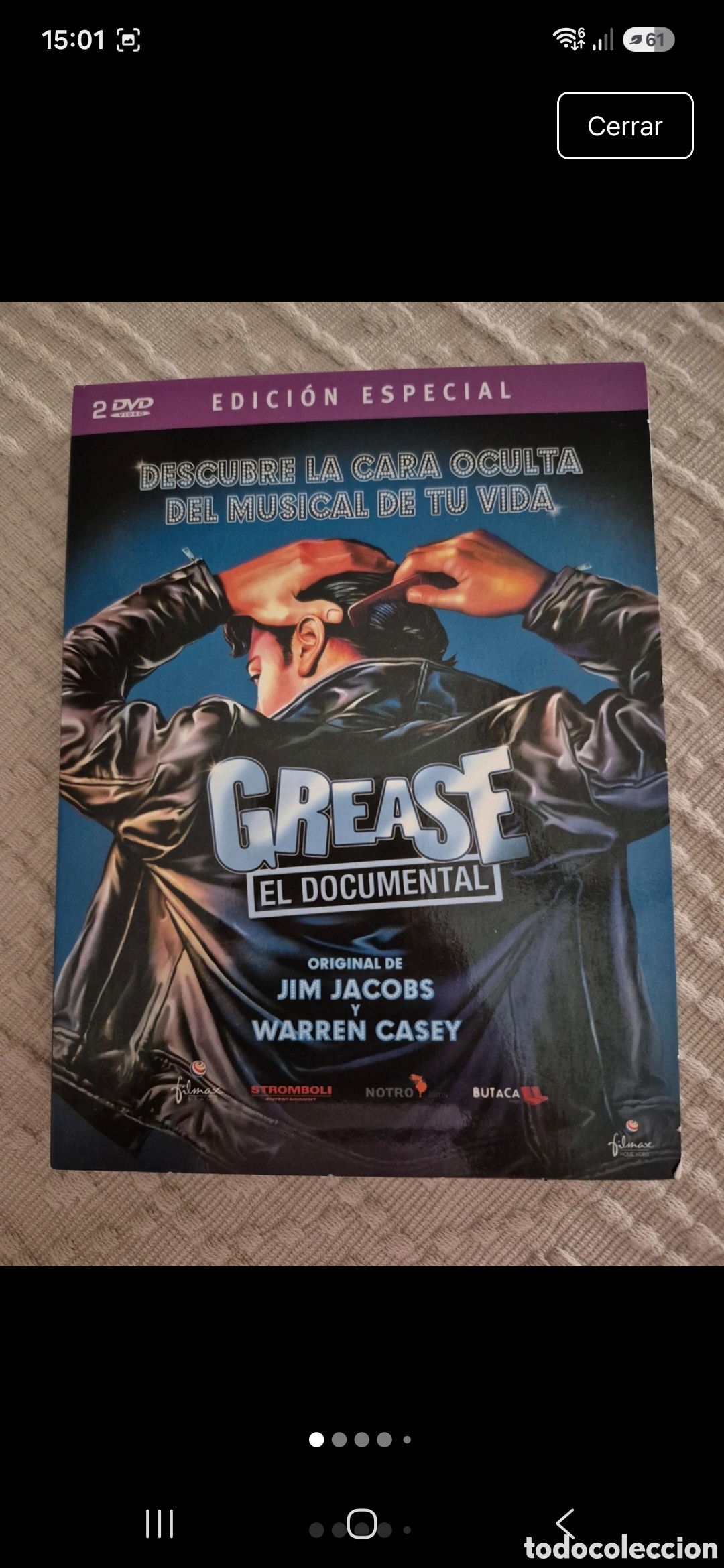 V&iacute;deos y DVD musicales: Documenta pel&iacute;cula Grease