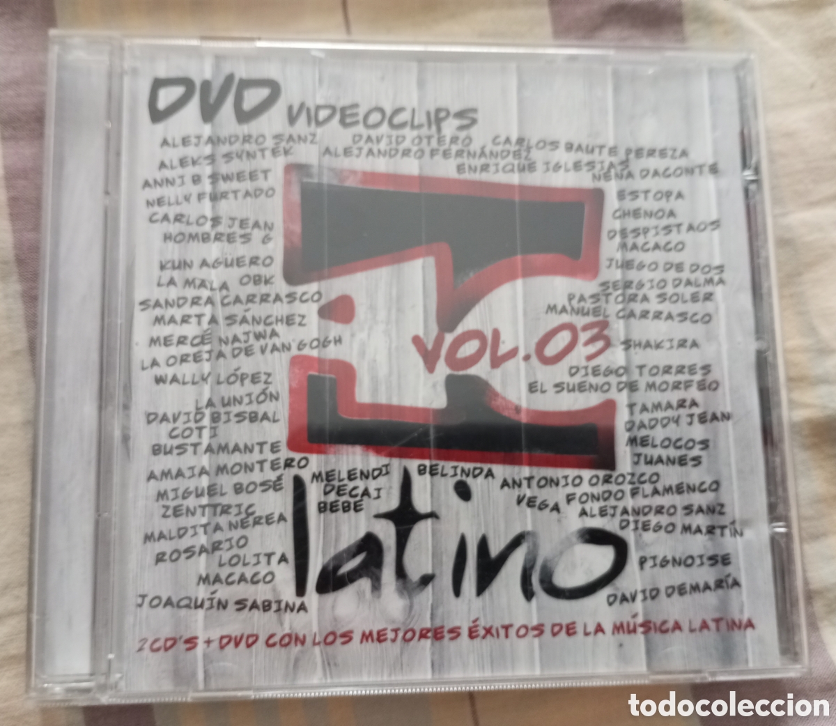 V&iacute;deos y DVD musicales: DVD videoclips vol.3 latino contiene un dvd