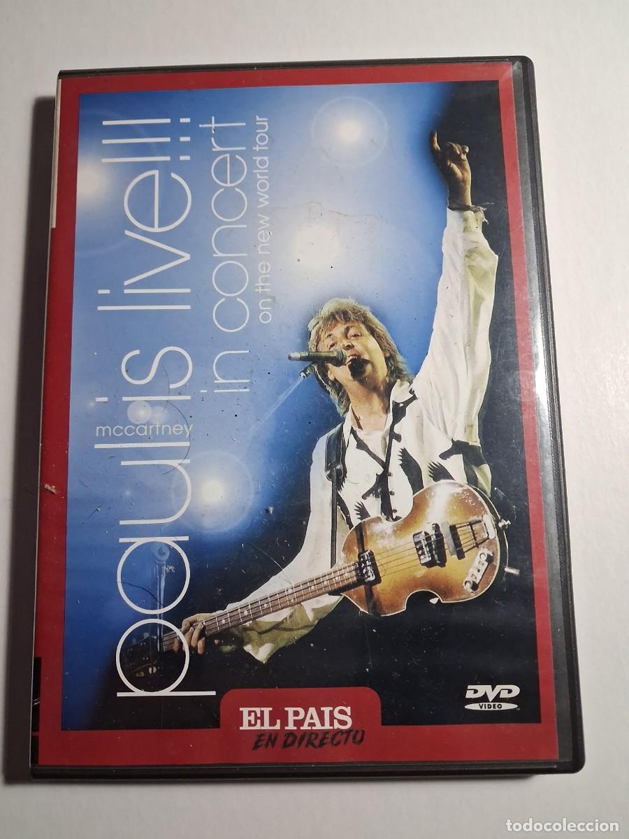 V&iacute;deos y DVD musicales: dvd paul mc cartney live in concert. 21 temas. 85 min (seminuevo)