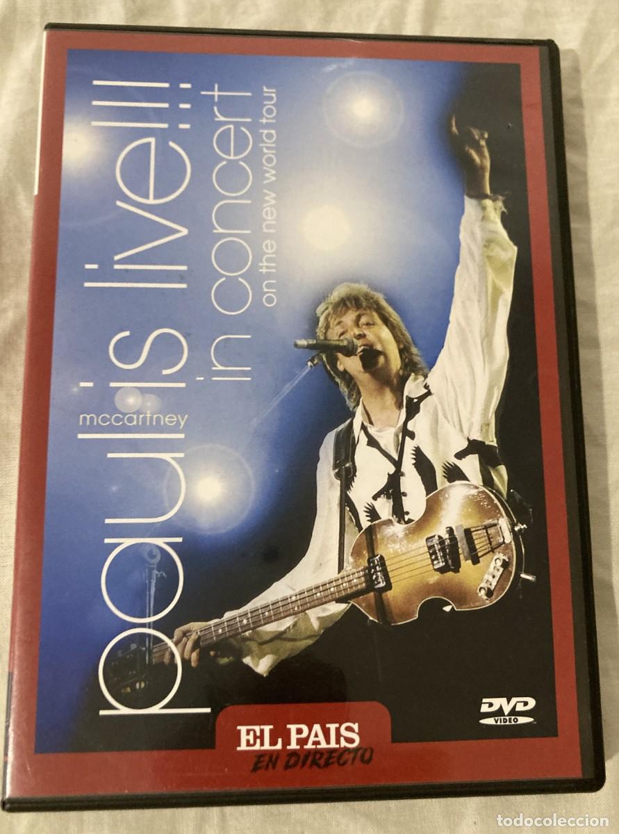 V&iacute;deos y DVD musicales: dvd original PAUL MCCARTNEY IS LIVE - IN CONCERT - BEATLES / Ed EL PAIS